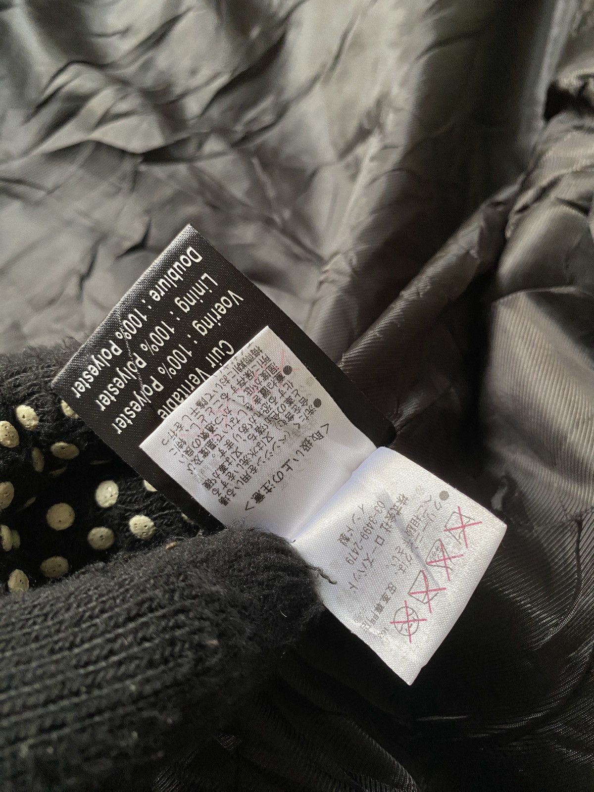 If Six Was Nine Goosecraft Multipocket Fur Black Leather Jacket Size US S / EU 44-46 / 1 - 18 Thumbnail