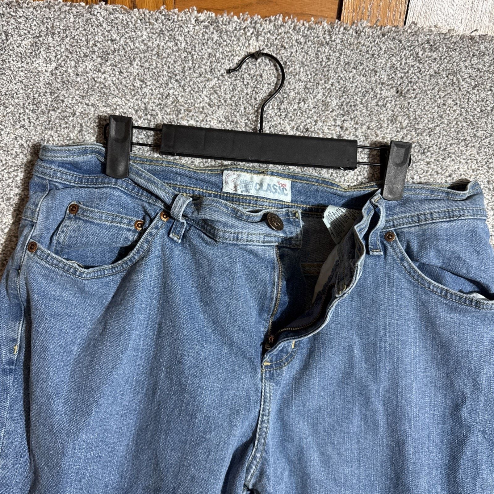 Faded Glory Lot of 2 Faded Glory Mom Jeans Womens 16W Plus Petite Size 38" / US 16 / IT 52 - 18 Thumbnail