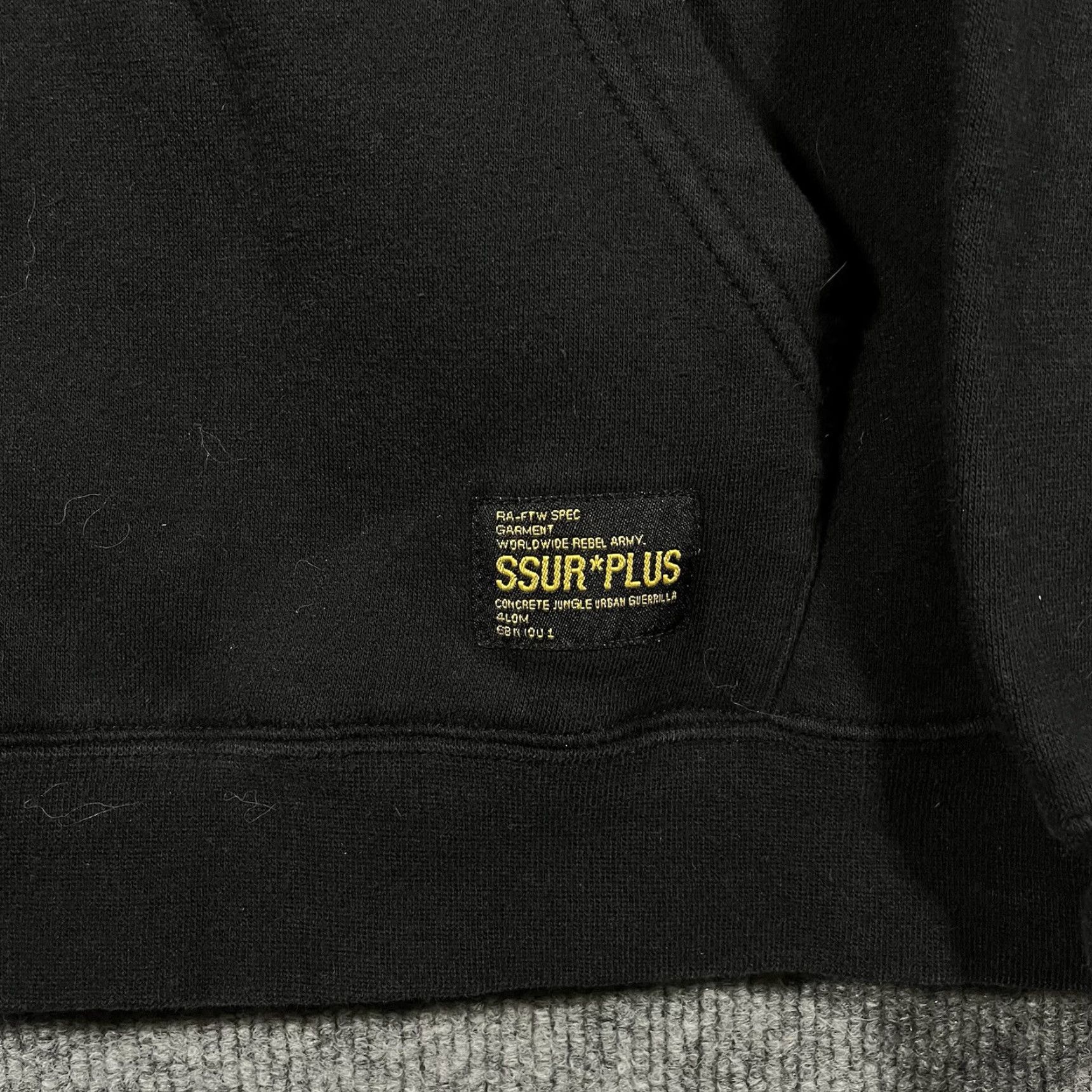 Chanel CHANNEL ZERO CLOT&SSUR COLAB MEN HOODIE ADULT SIZE SMALL BLACK COLOR Size US S / EU 44-46 / 1 - 3 Thumbnail