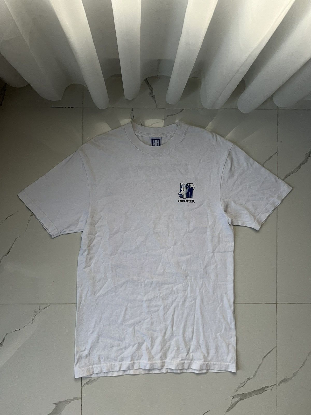 Japanese Brand × Undefeated UNDEFEATED SPORTS EQUIPMENT Y2K BIG LOGO RUGBY TEE VINTAGE Size US S / EU 44-46 / 1 - 2 Thumbnail