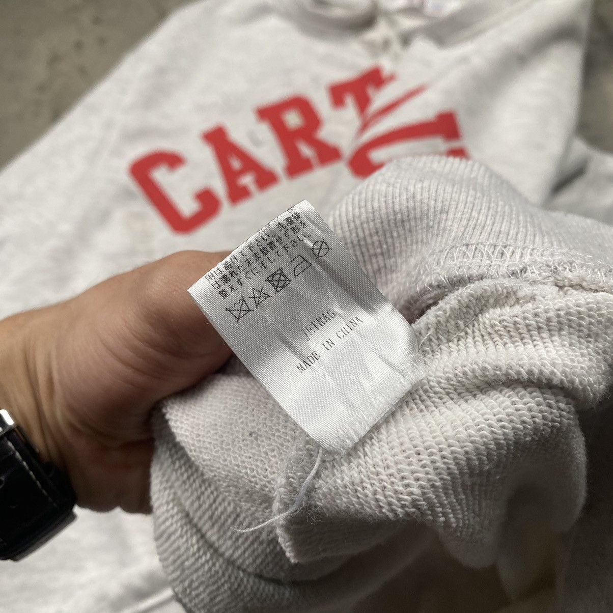 Japanese Brand AMPM Carthaug Baserall Bondage Baggy Boxy Crewneck Size ONE SIZE - 7 Thumbnail