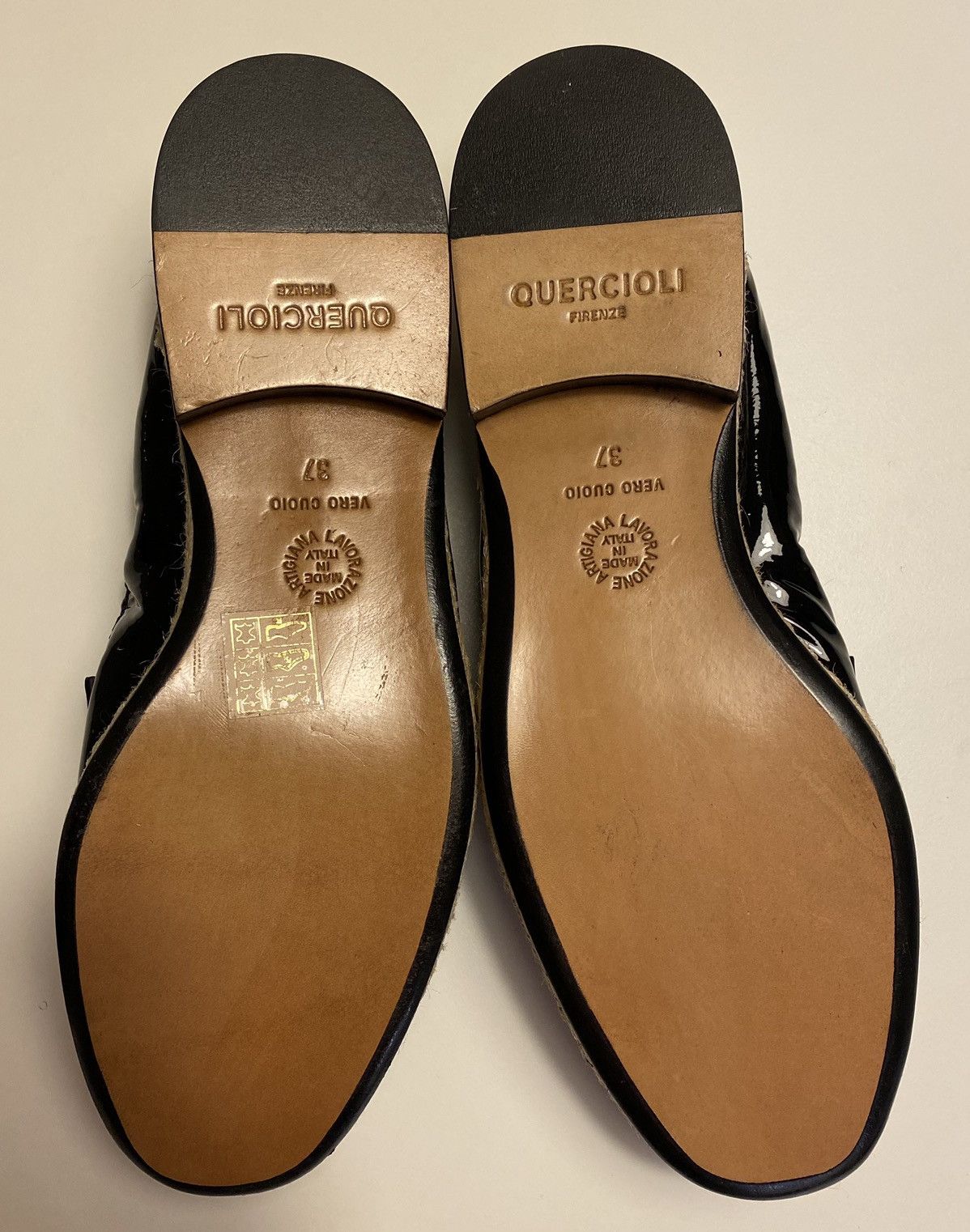 Quercioli Loafers in patent leather with semiprecious stones Size US 7 / IT 37 - 5 Thumbnail