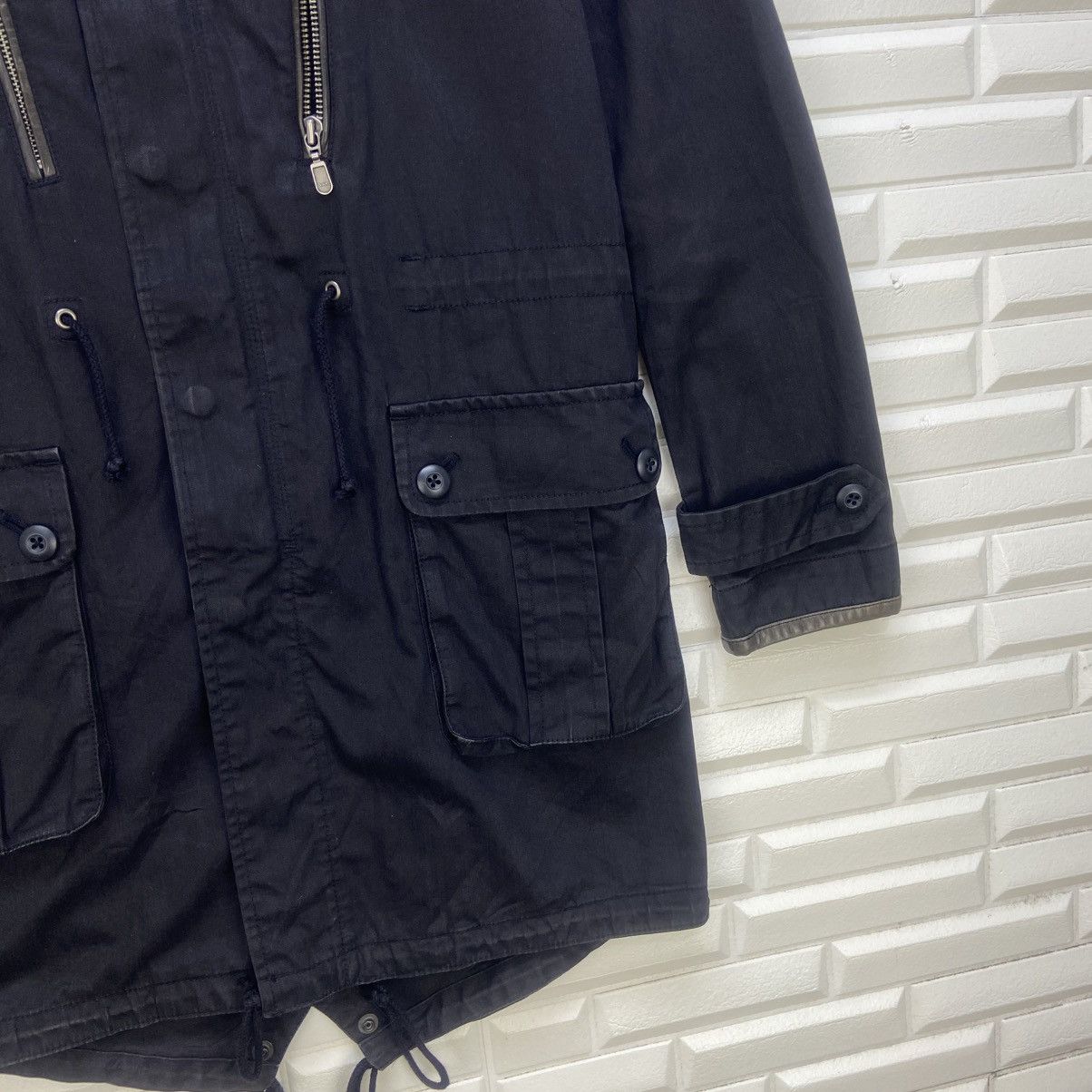 Japanese Brand Japanese Brand Rupert by Difference Leather Trimmed Parka Size US XS / EU 42 / 0 - 10 Thumbnail