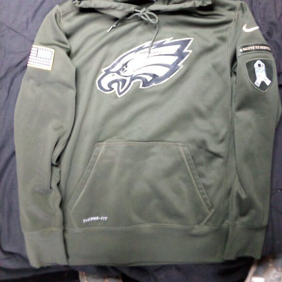 NFL × Nike Nike Philadelphia Eagles Salute To Service Hoodie Sweatshirt Size US M / EU 48-50 / 2 - 3 Thumbnail