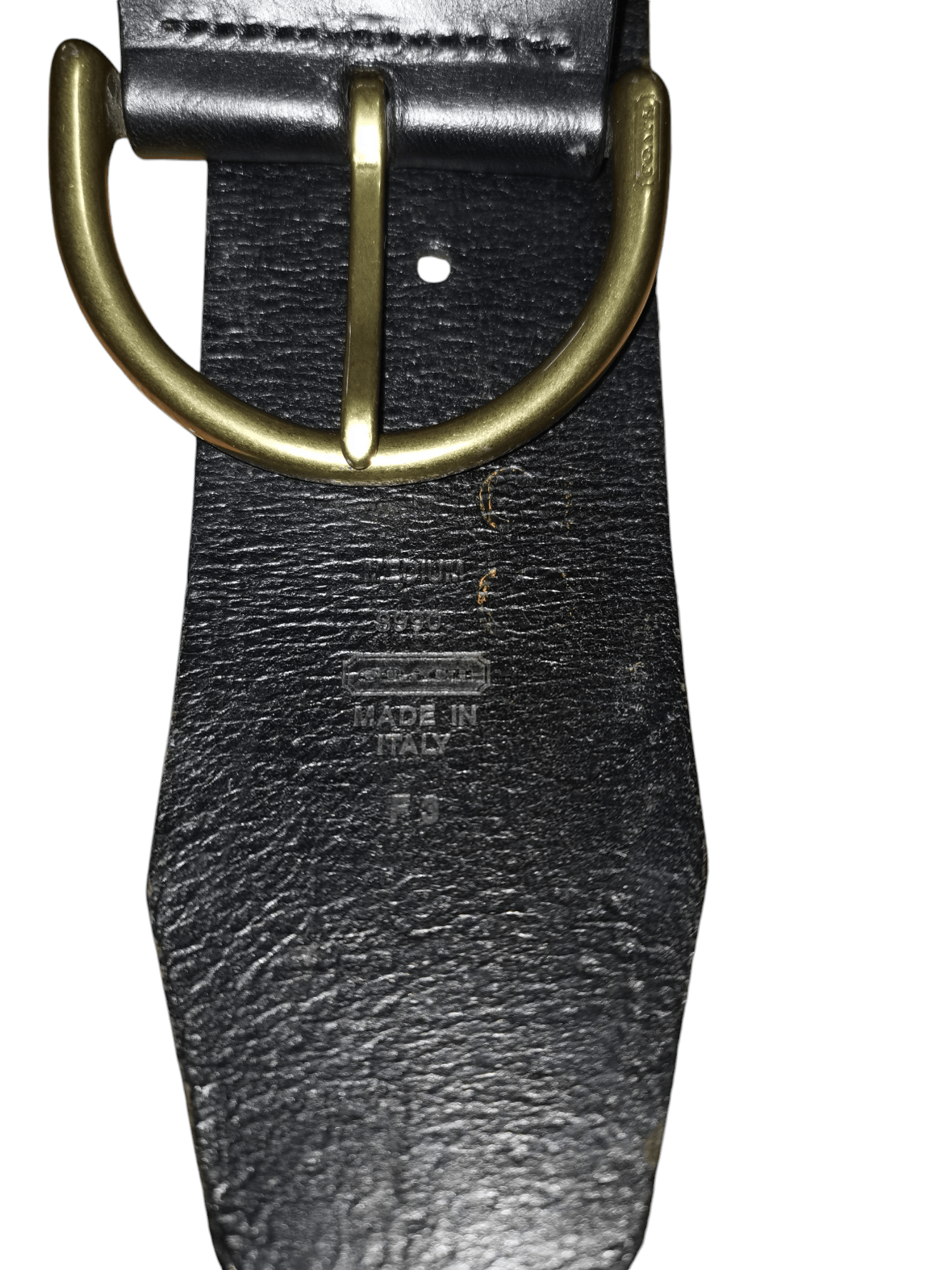 Coach × Vintage Coach leather studded metal eyelets belt vintage rare italy Size ONE SIZE - 2 Thumbnail