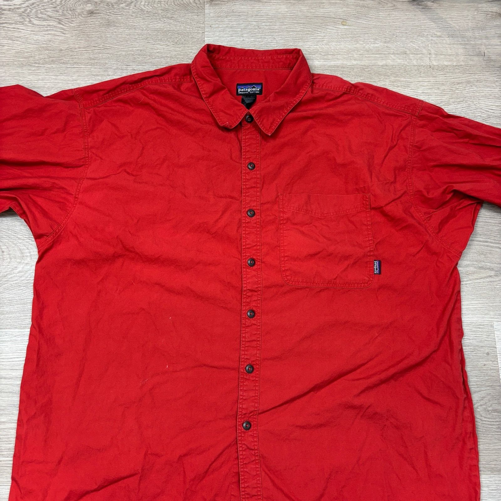 Patagonia × Vintage VTG Patagonia Long Sleeve AllWear Cotton Button Up Shirt 2XL Size US XXL / EU 58 / 5 - 2 Thumbnail