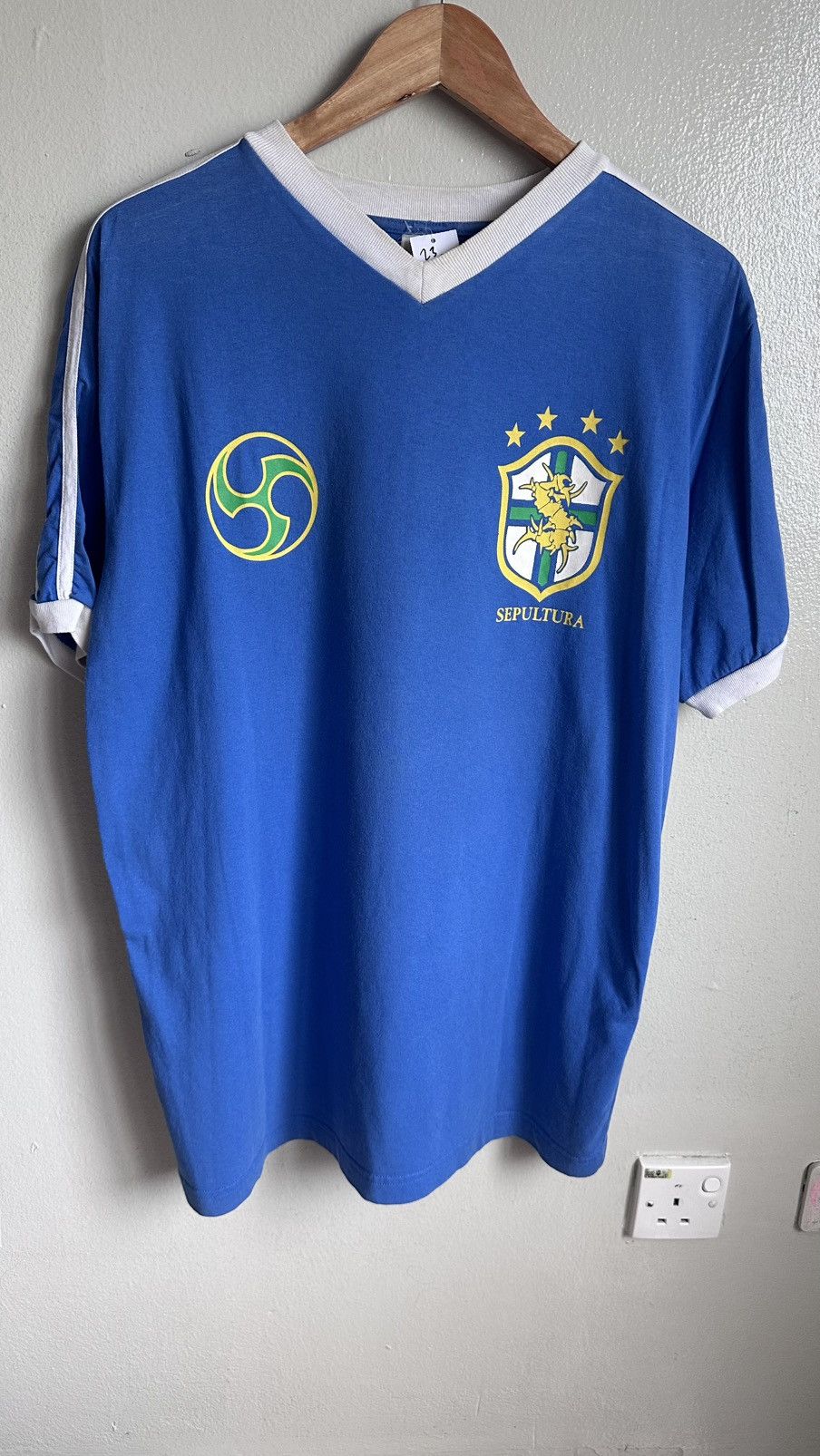 Band Tees × Vintage Sepultura Blue grape tag Size US XL / EU 56 / 4 - 1 Thumbnail
