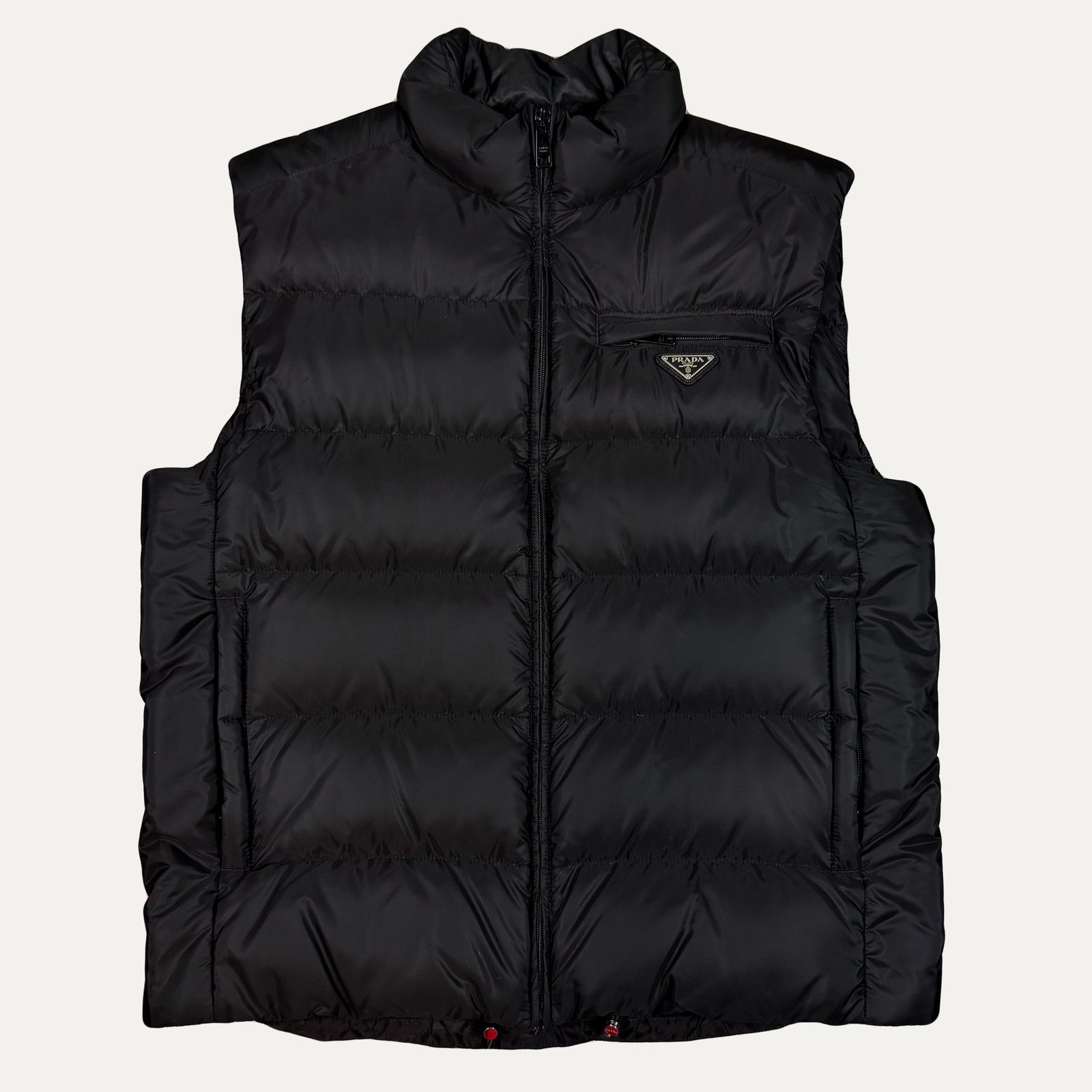 山本和男　PRADA archive down vest Prada Men's Re-Nylon Down Vest - Bergdorf Goodman