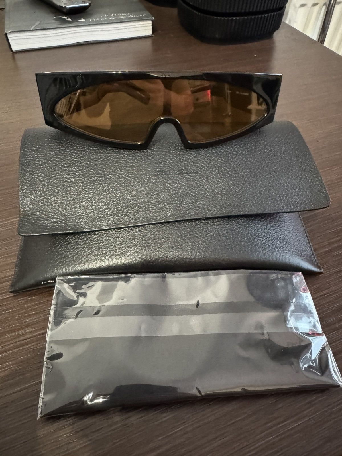Rick Owens Rick Owens Nero sunglasses | Grailed