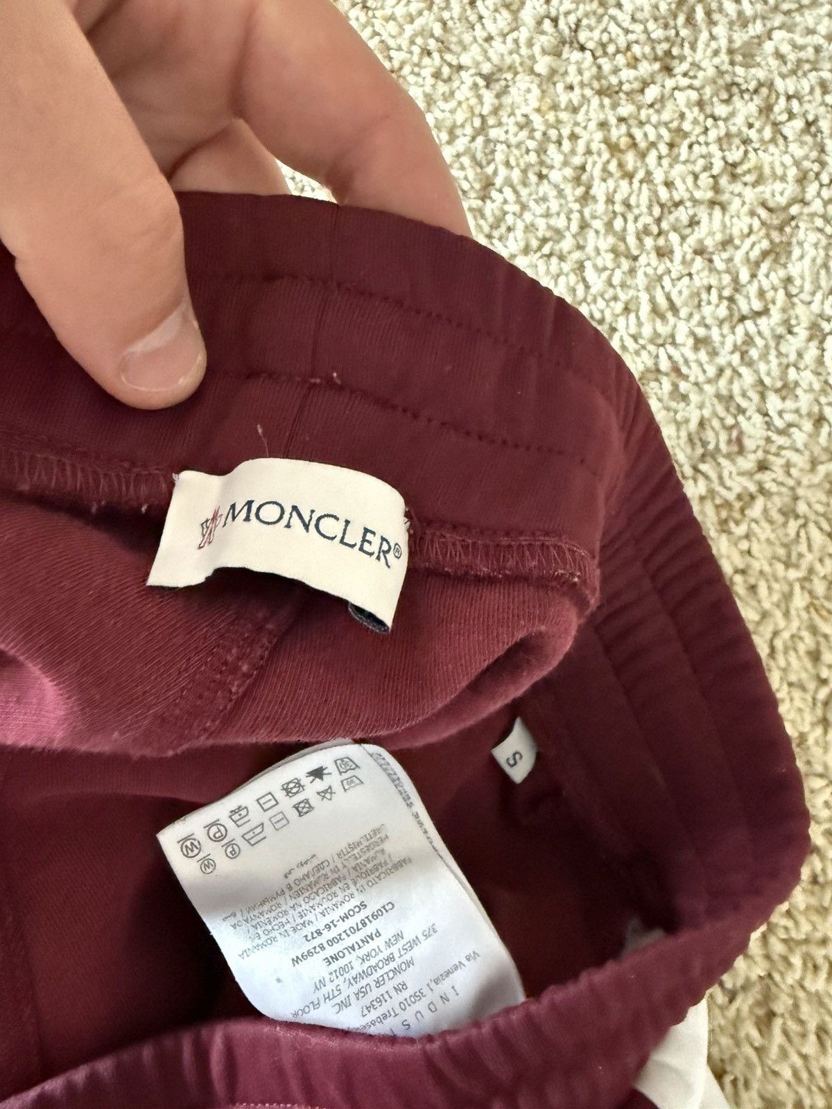 Moncler Moncler Red Sweatpants Size US 31 - 4 Thumbnail