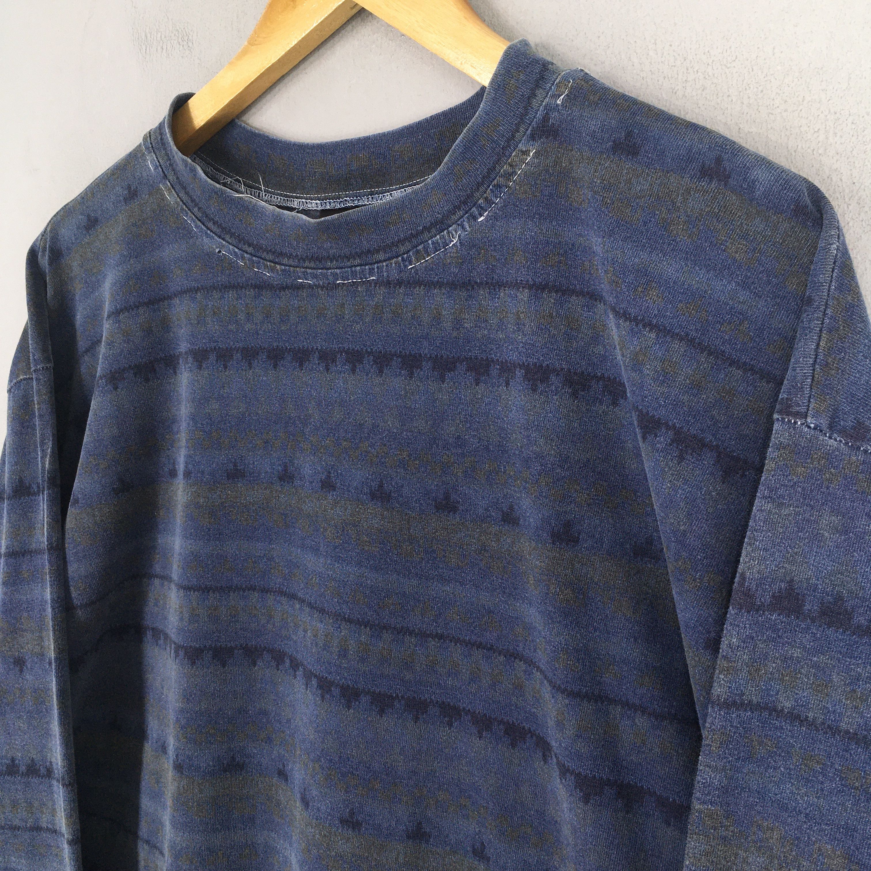 Gramicci × Vintage Vintage Gramicci Blue Stripes T shirt Medium Size US M / EU 48-50 / 2 - 3 Thumbnail