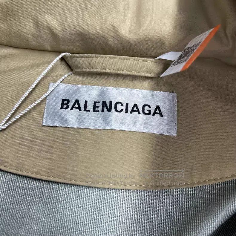 Balenciaga Balenciaga Windbreaker khaki Size XXS / US 00 / IT 34 - 3 Thumbnail