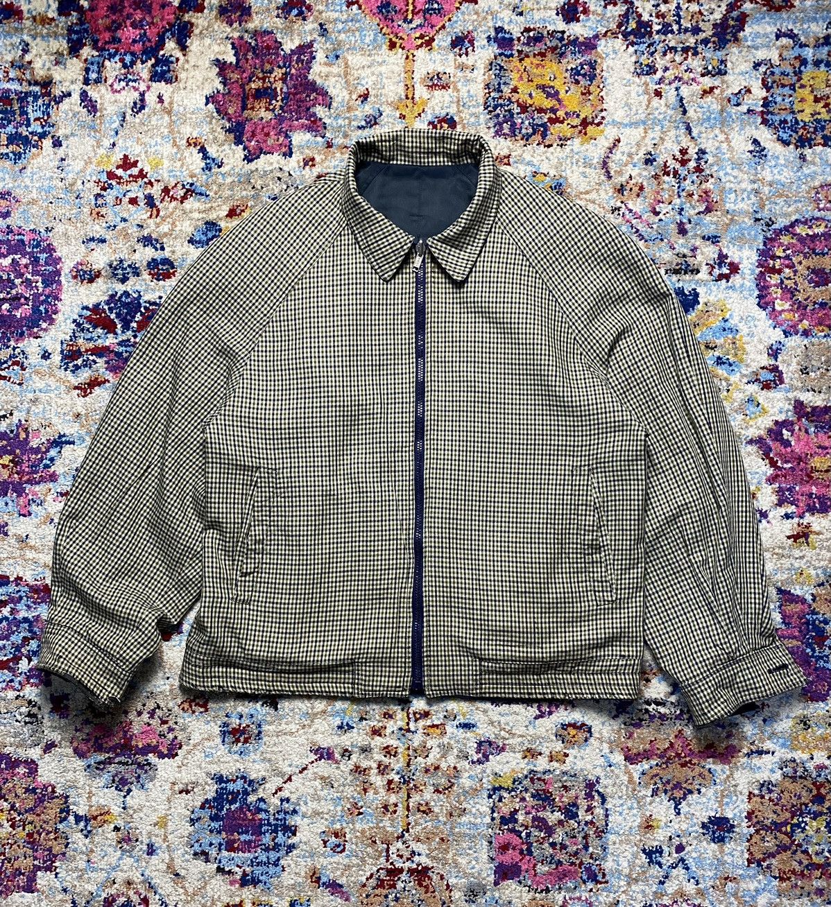 Aquascutum × Vintage 1980s Aquascutum 1st Early model Brackenbury Blouson Coat Size US L / EU 52-54 / 3 - 1 Thumbnail