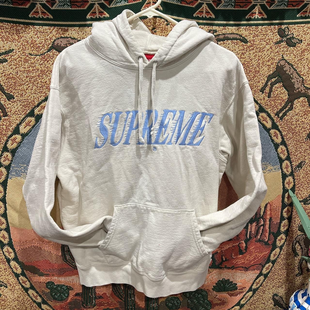 Supreme Crossover metered logo print Hoodie