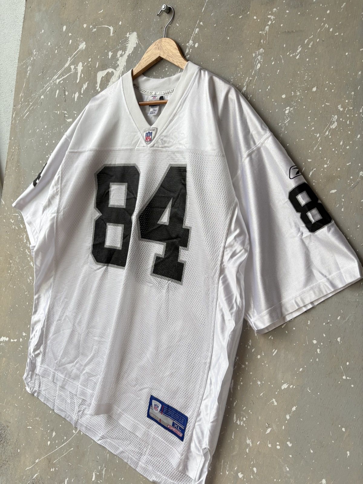 NFL Rare‼️ Vintage Reebok NFL Jerry Porter #84 Oakland Raiders Size US XL / EU 56 / 4 - 3 Thumbnail