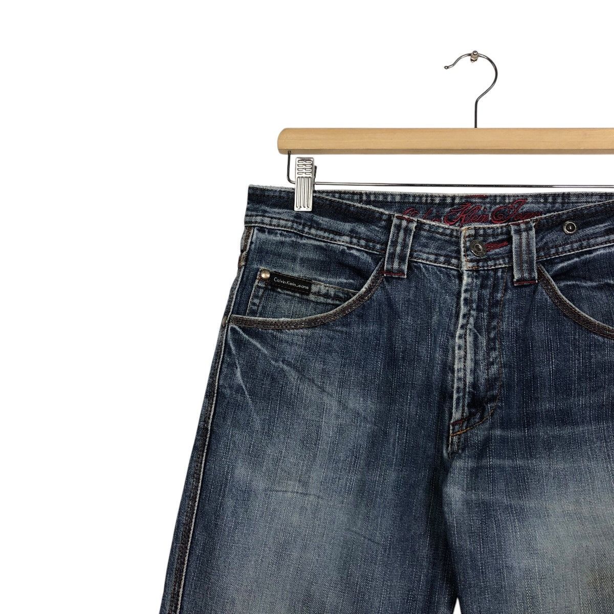 Calvin Klein 📌Vintage Denim Jeans Calvin Klein Jeans Bowcut Design Size 30" / US 8 / IT 44 - 8 Thumbnail