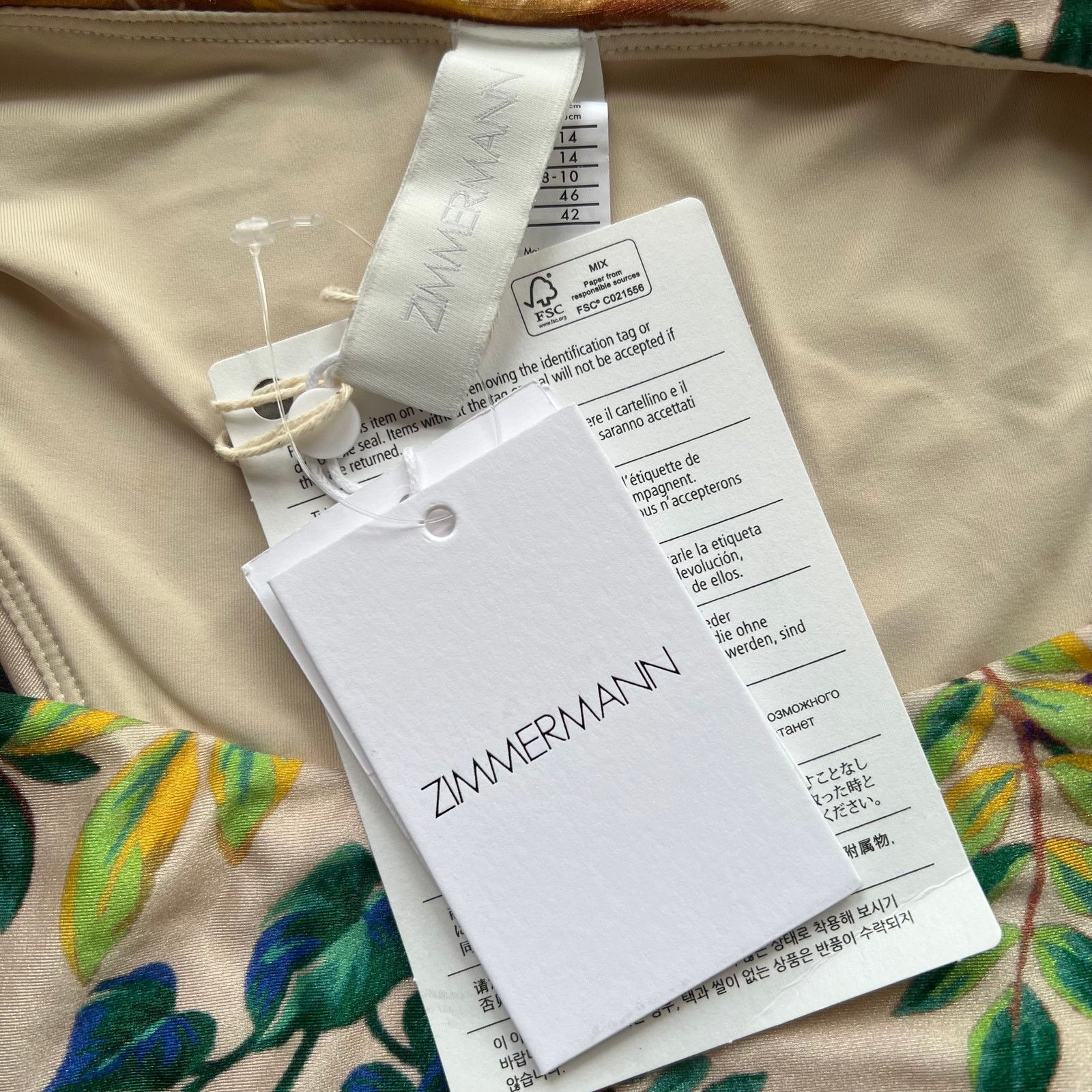 Zimmermann ZIMMERMANN Floral-Print Low-Rise Bikini Bottom, A3/US10/M Size ONE SIZE - 14 Thumbnail