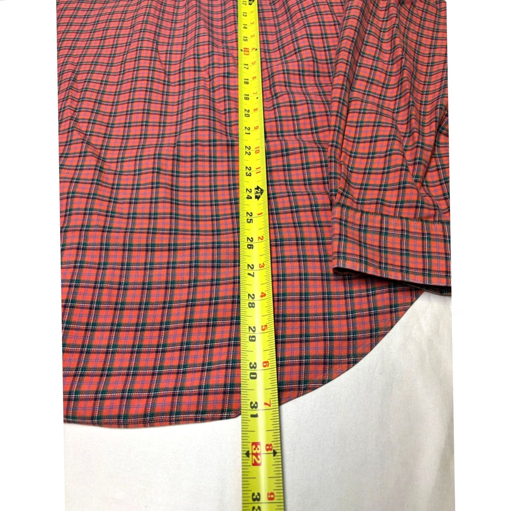Polo Ralph Lauren Polo Ralph Lauren Mens Classic Fit Plaid Button-Down Shirt Red Green Tartan M Size US M / EU 48-50 / 2 - 7 Thumbnail