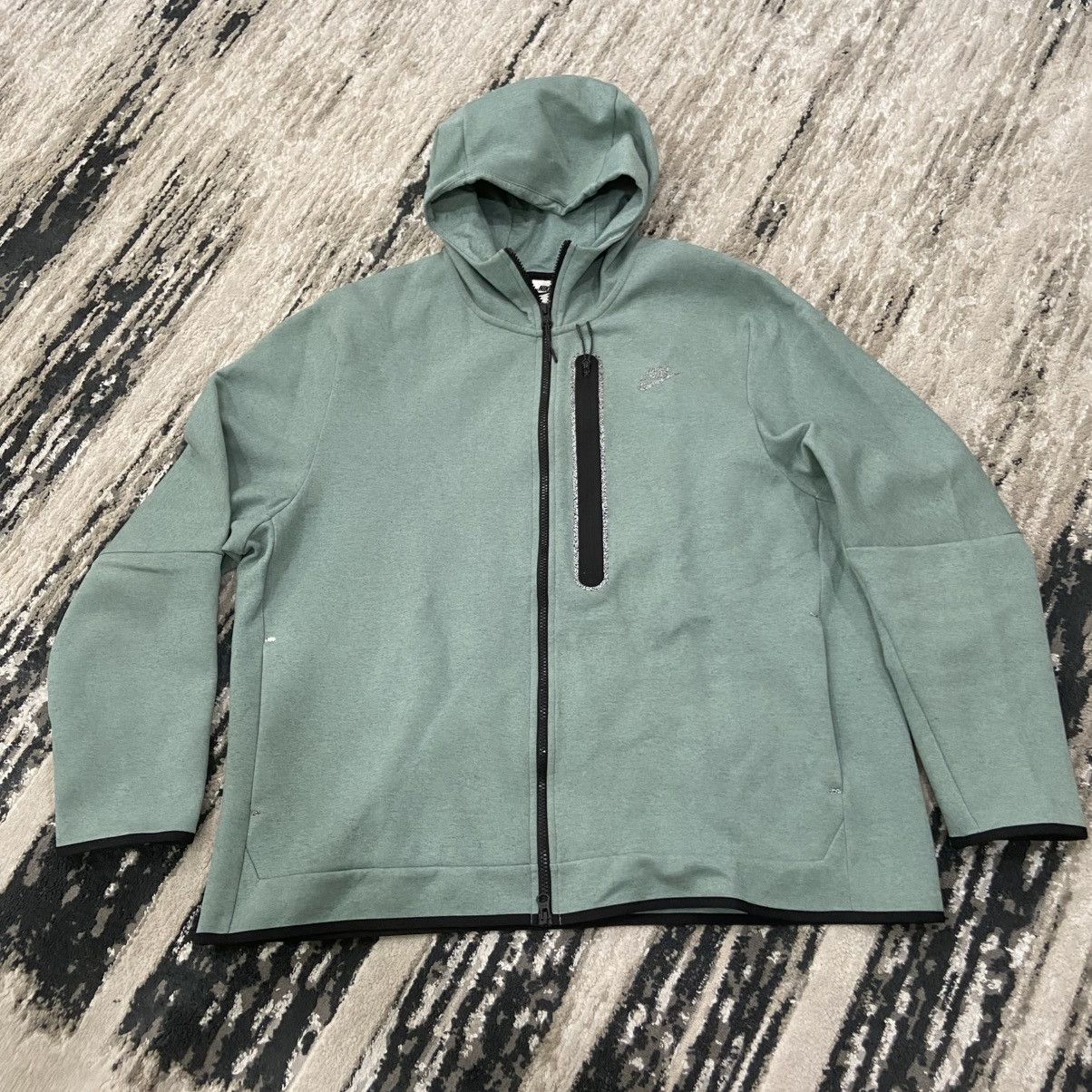Nike Nike Tech Fleece Full Zip Hoodie Heather Teal Grey Mens XXL Size US XXL / EU 58 / 5 - 1 Thumbnail