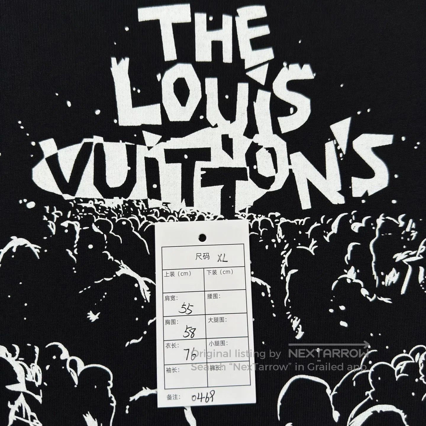Louis Vuitton LV Black Concert Graphic T-Shirt XL. Size US XL / EU 56 / 4 - 5 Thumbnail