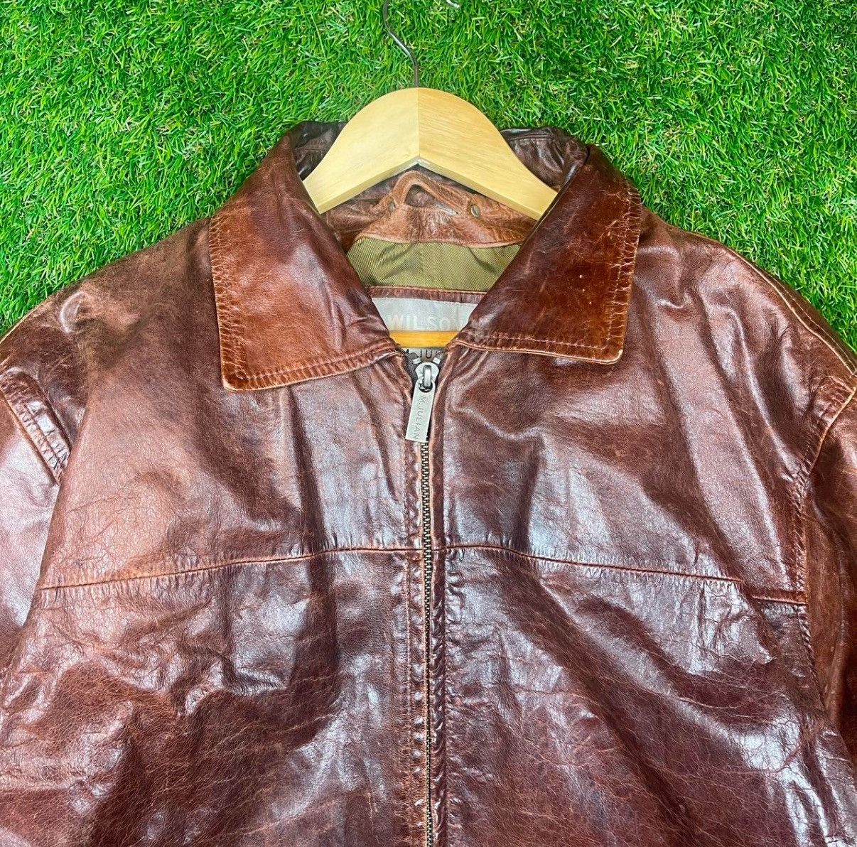 Vintage Vintage 1990s Leather Jacket Size US M / EU 48-50 / 2 - 3 Thumbnail