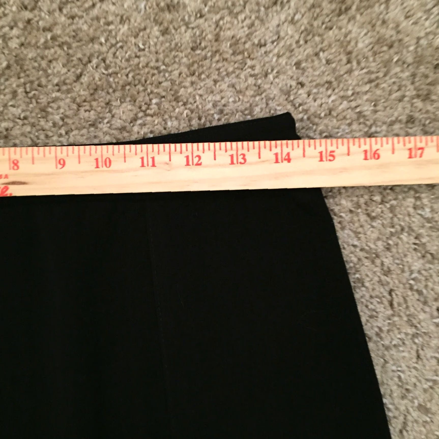 Vintage Wrapper Skirt Women Knee Length Black 7 Unlined USA Polyester Rayon Spandex Pencil Straight N/A Size 28" / US 6 / IT 42 - 7 Thumbnail