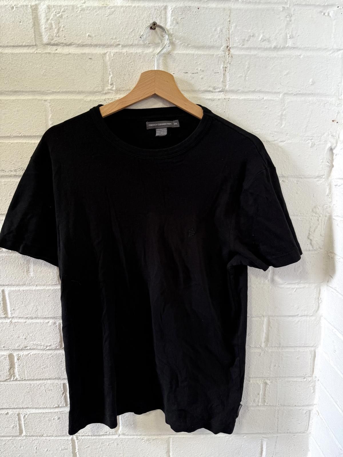 French Connection French Connection Black Short-Sleeve T-Shirt Size XL / US 12-14 / IT 48-50 - 1 Thumbnail