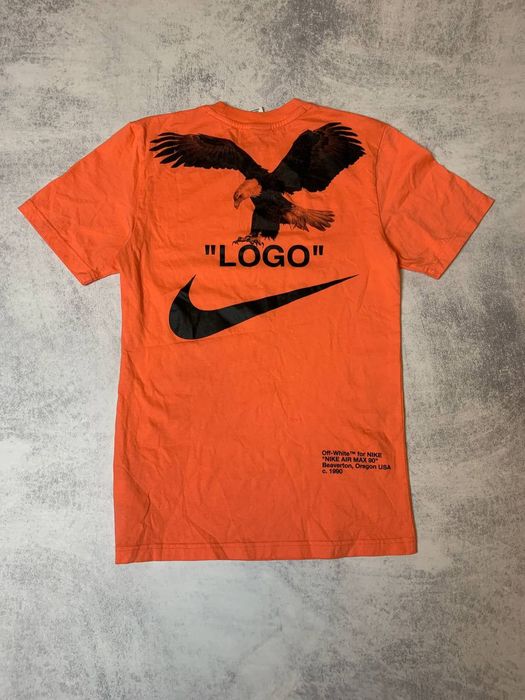 Nike x off white t store shirt orange