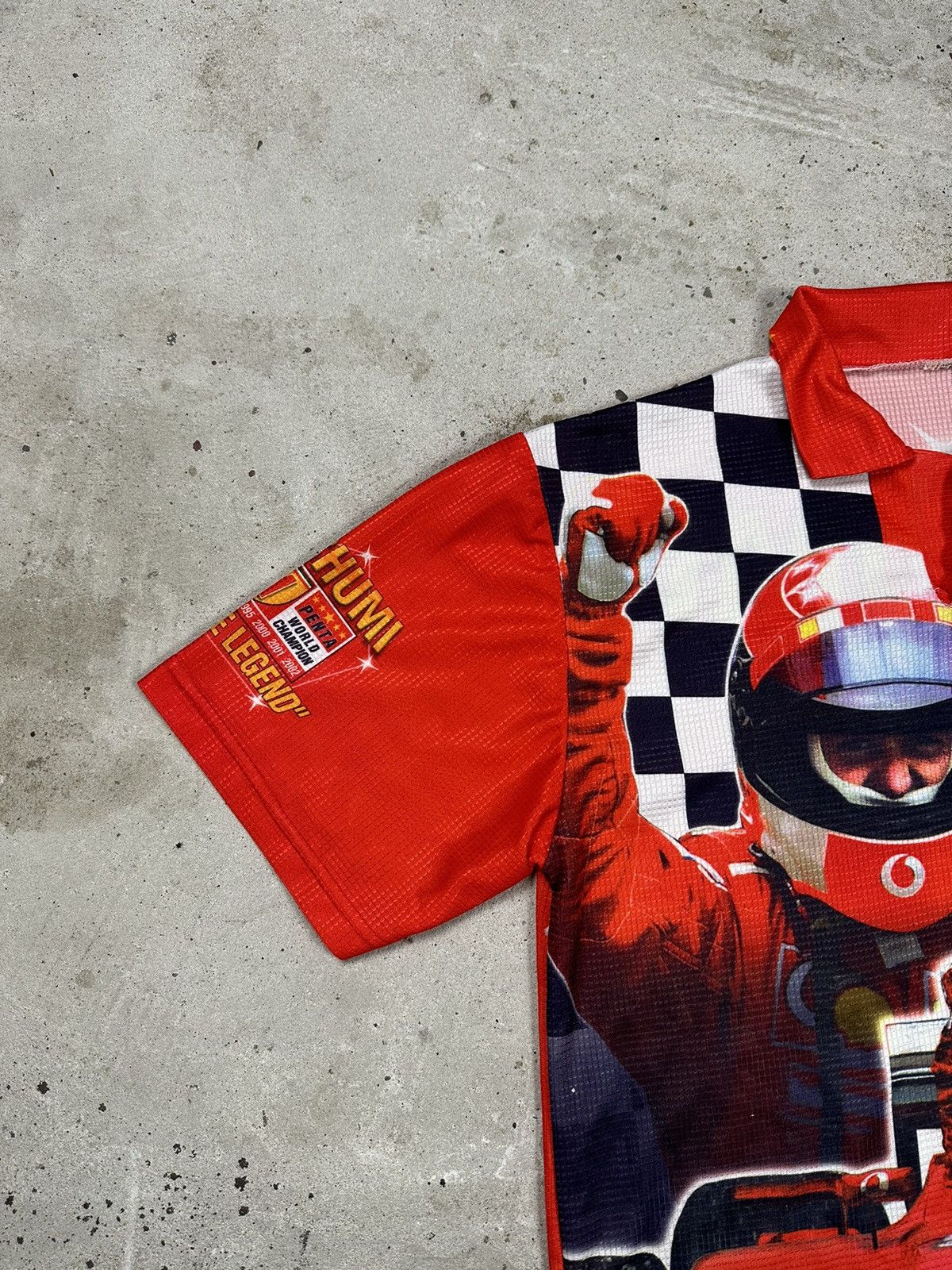 Ferrari × Formula 1 × Vintage Vintage Y2K Ferrari Michael Schumacher Formula Uno Jersey Size US M / EU 48-50 / 2 - 7 Thumbnail
