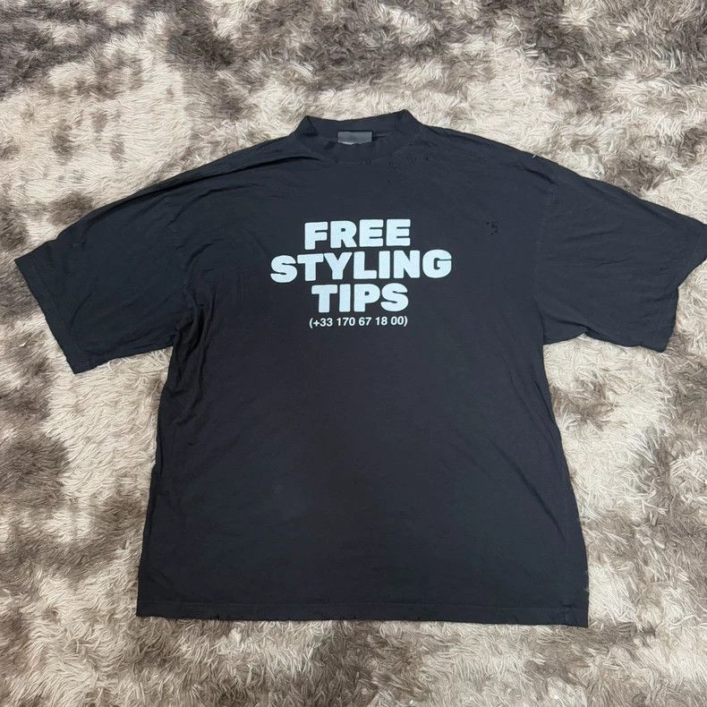 Balenciaga Balenciaga Free Styling Tips Short Sleeve Size US M / EU 48-50 / 2 - 1 Thumbnail