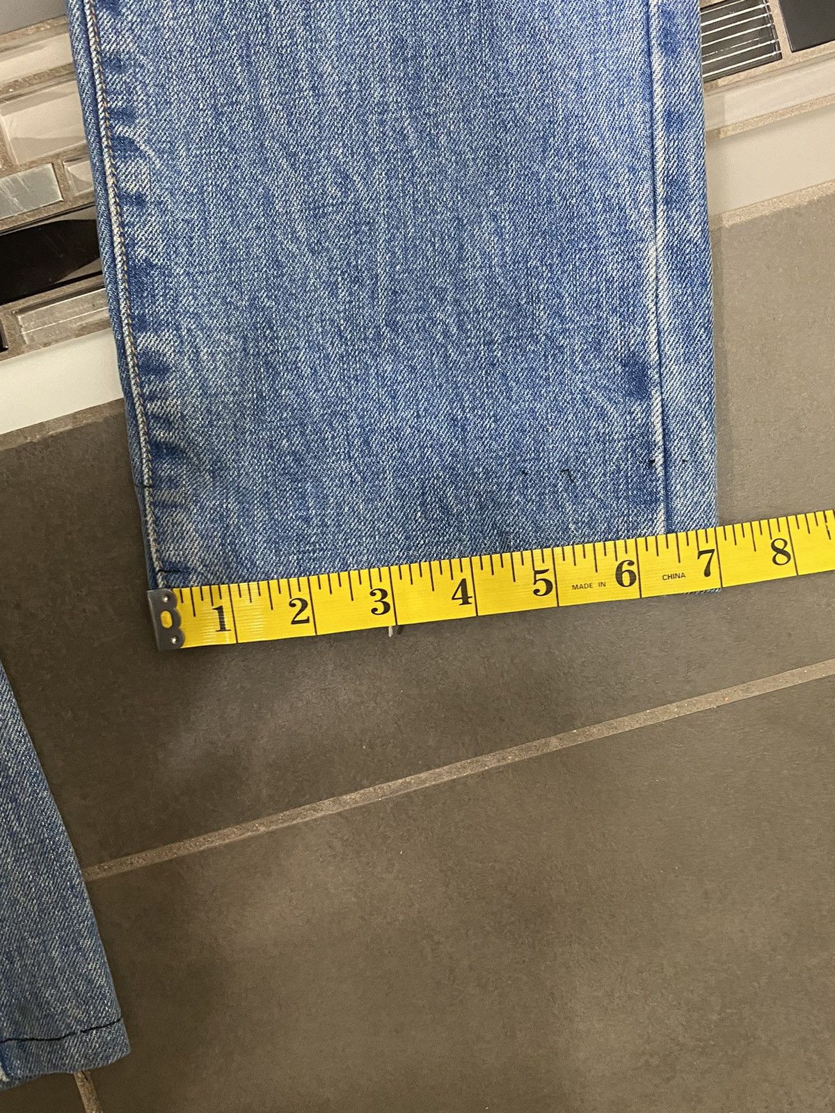 Taylor Stitch The Slim Jean in Fletcher Wash Organic Selvage Size US 33 - 6 Thumbnail