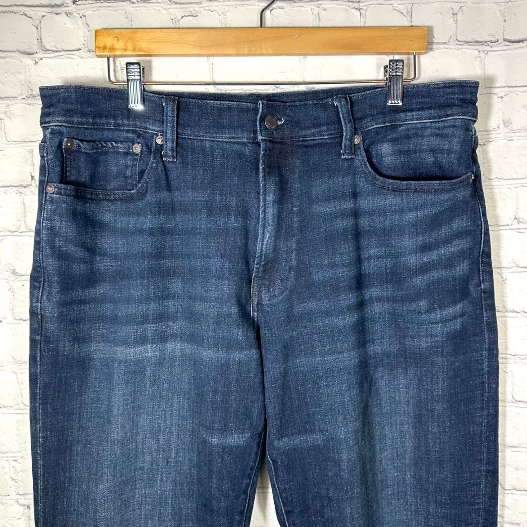Lucky Brand Lucky Brand Jeans Mens 36 363 Vintage Straight Leg Blue Denim Dark Wash Jeans Size US 36 / EU 52 - 2 Thumbnail