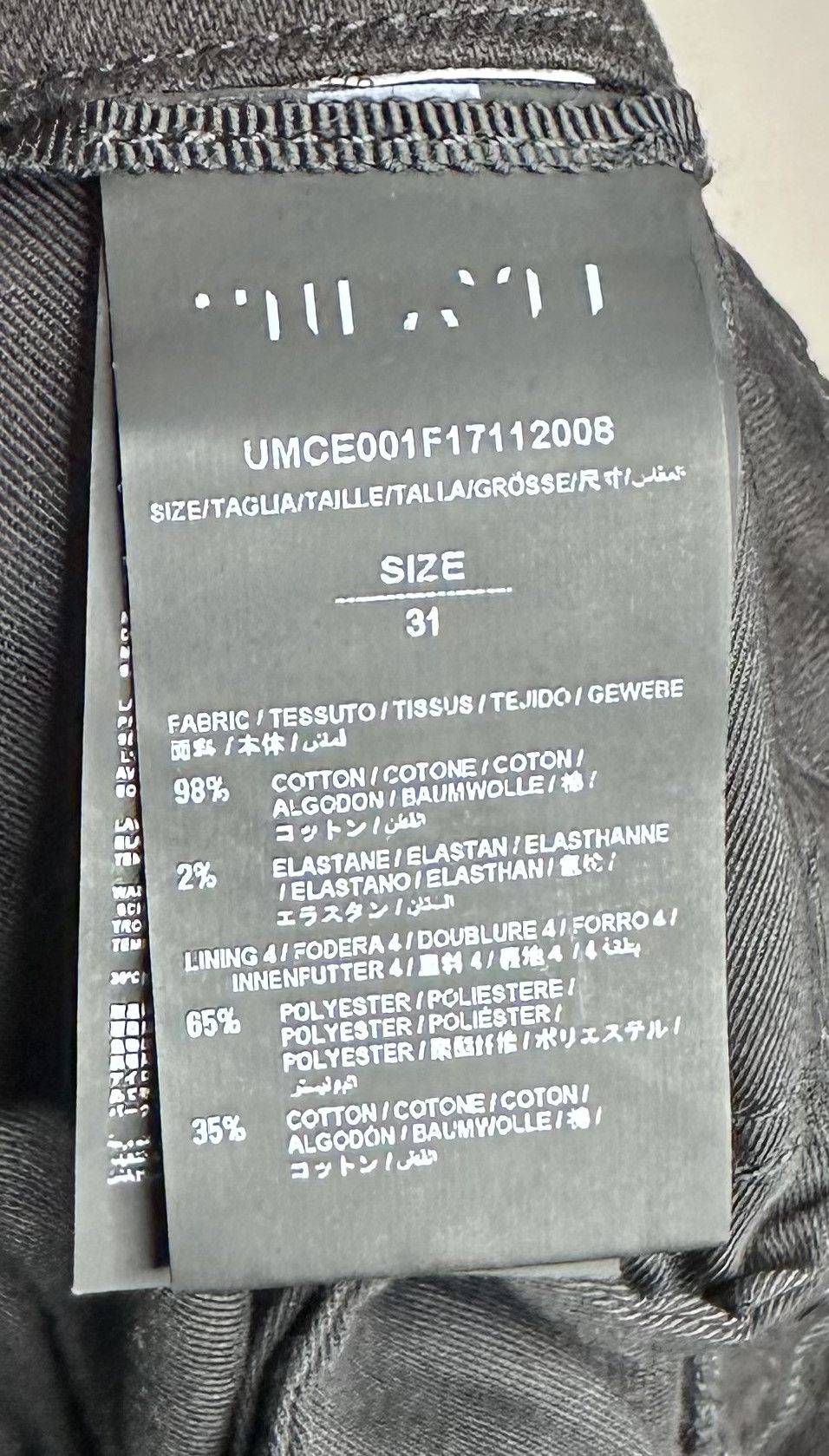 BEN TRAVENITY JEANS BLACK LOGO 195