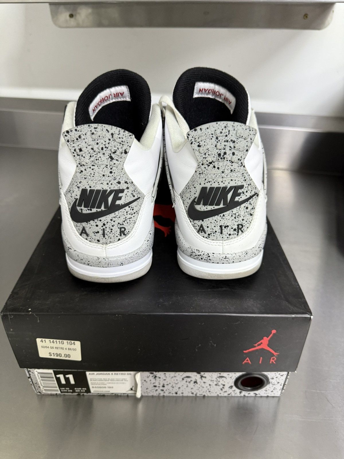 Jordan Brand Jordan 4 white cement Size US 11 / EU 44 - 5 Thumbnail