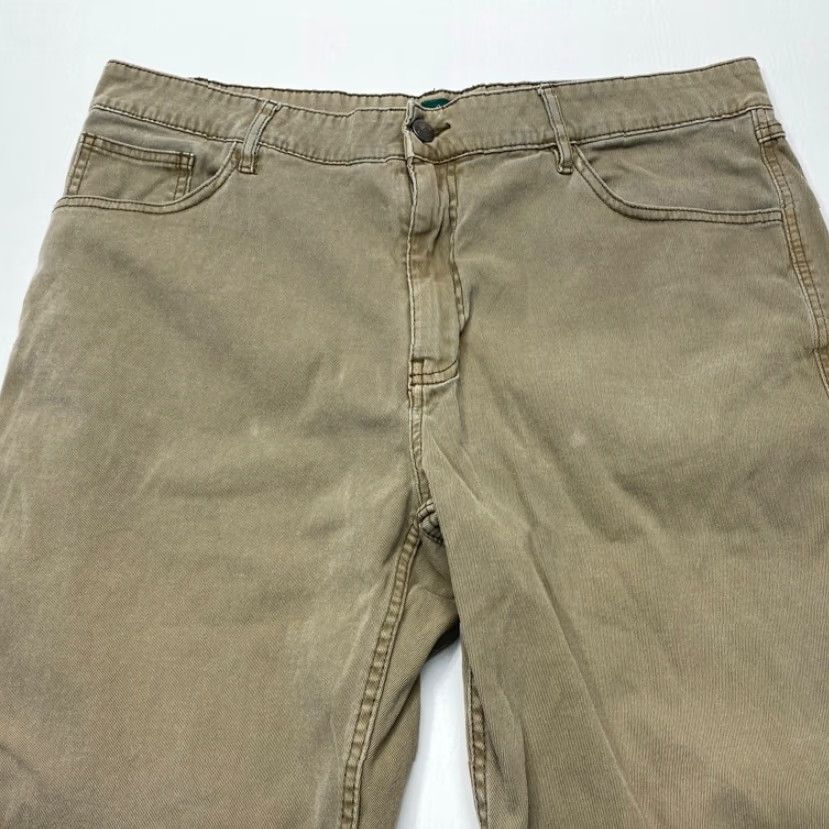 Vintage Woolrich Utility Pants Mens Regu lar 36x30 Army Green Canvas Carpenter Workwear Size US 36 / EU 52 - 3 Thumbnail