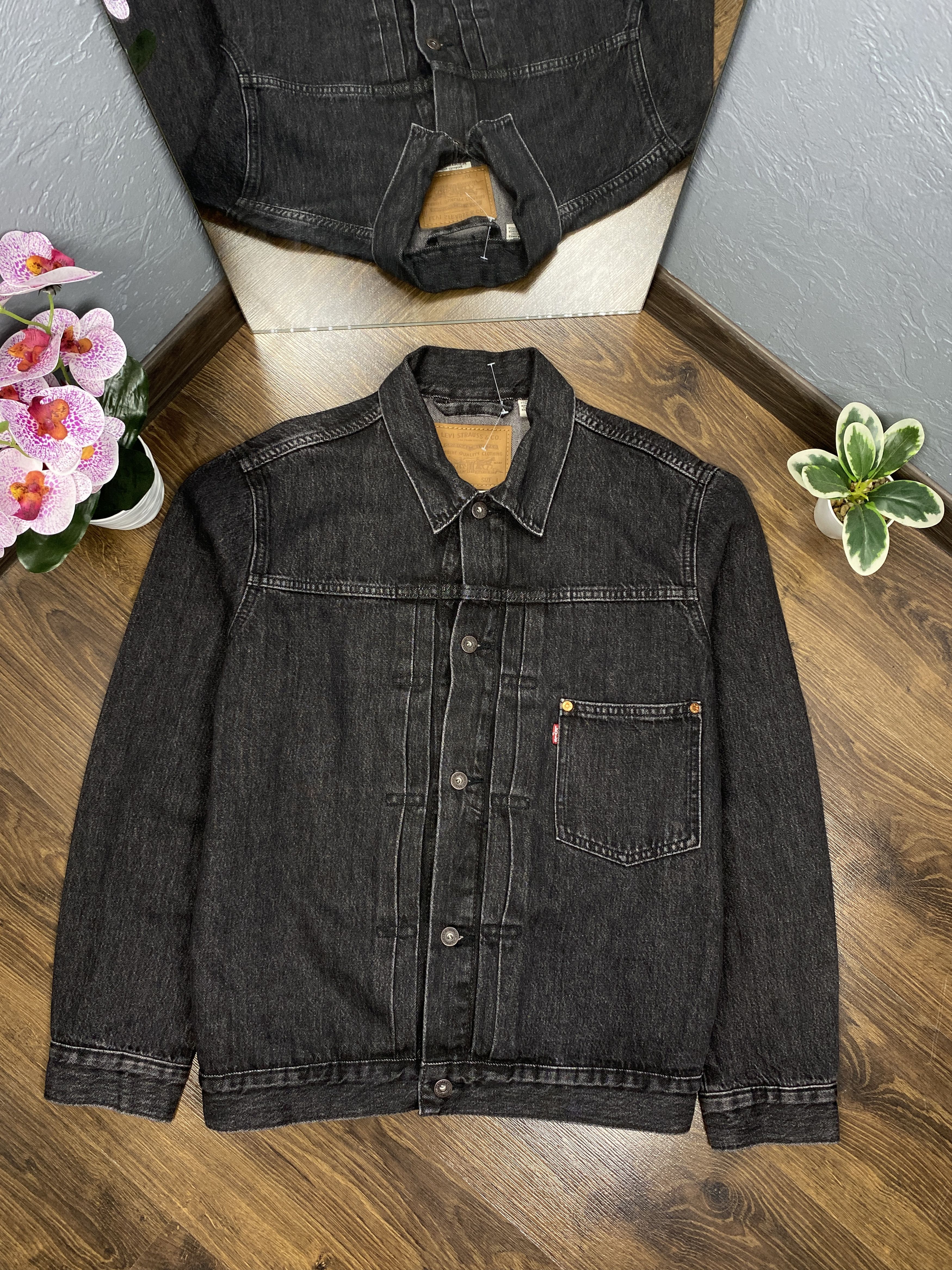Levi's Levi's Premium Denim Big E Mens Denim Jacket Size US L / EU 52-54 / 3 - 1 Thumbnail