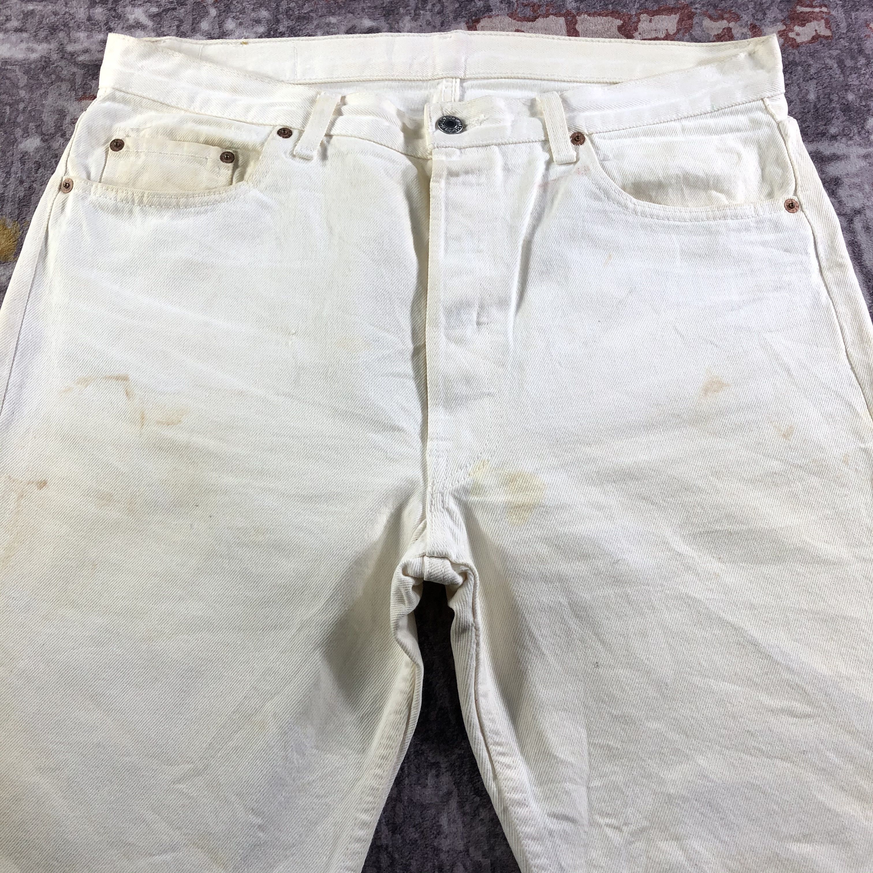 Levi's Vintage 90s Levis 501 Jeans-JM3433 Size US 37 - 3 Thumbnail