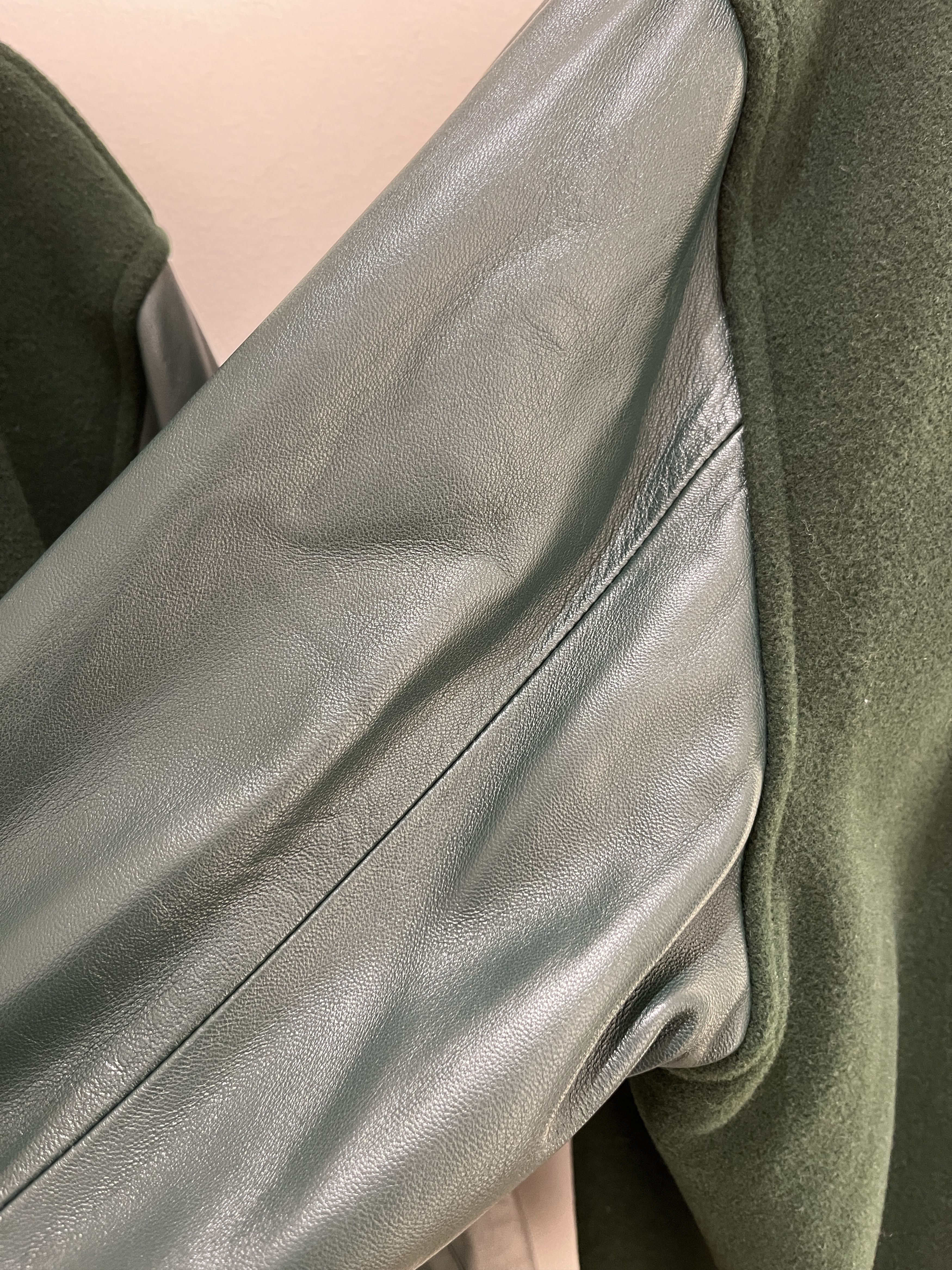 🇮🇹 Marni Felt and Leather Bomber Jacket