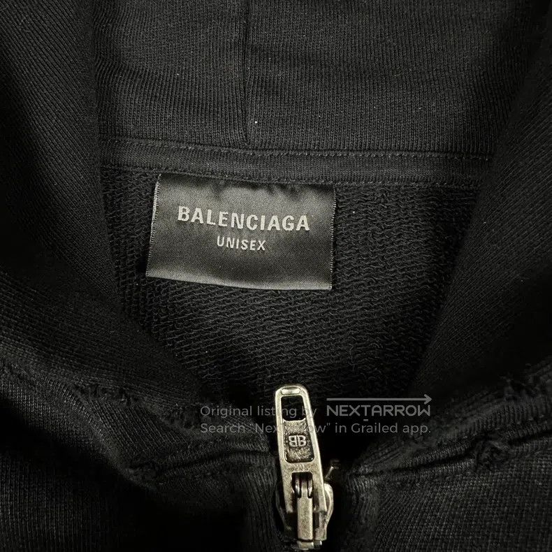 Balenciaga Balenciaga Buddha Letter Logo Zip-Up Hoodie with Tie-Dye a Size US XL / EU 56 / 4 - 6 Thumbnail