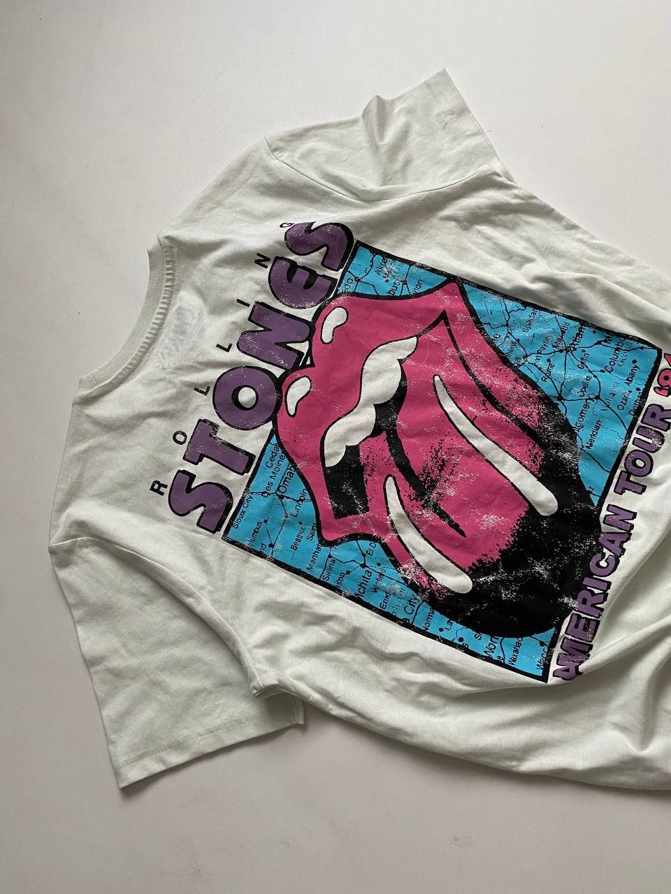 Band Tees × The Rolling Stones × Vintage Vintage The Rolling Stones band rock tee Size US M / EU 48-50 / 2 - 3 Thumbnail