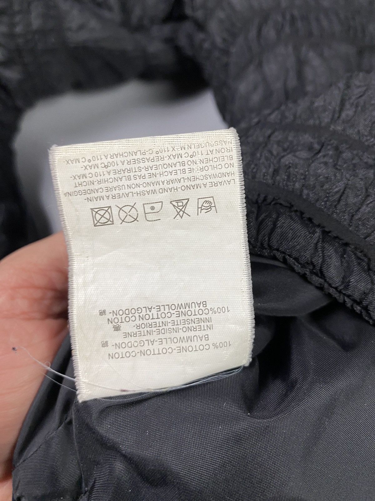 Designer × Japanese Brand Avant-Garde Quilted Hooded Jacket – Black Size M / US 6-8 / IT 42-44 - 6 Thumbnail