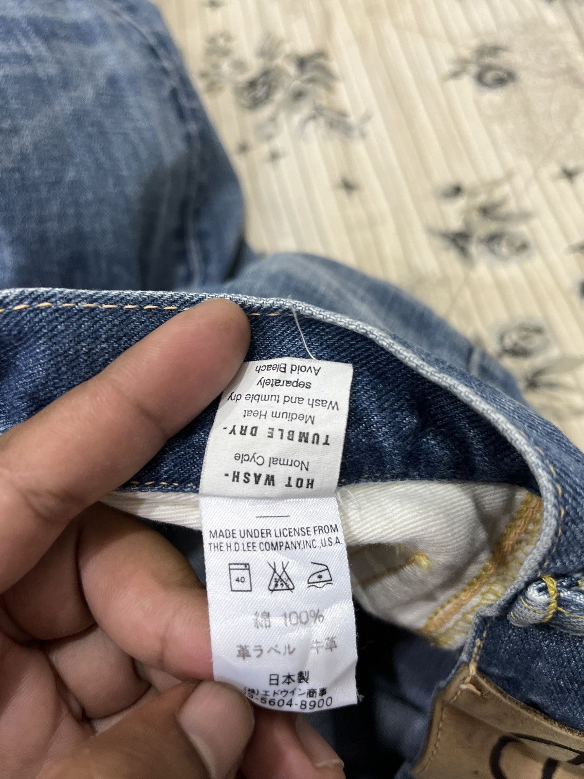 Lee 🔥🔥🔥ARCHIVE LEE SELVEDGE DENIM Size US 30 / EU 46 - 9 Thumbnail