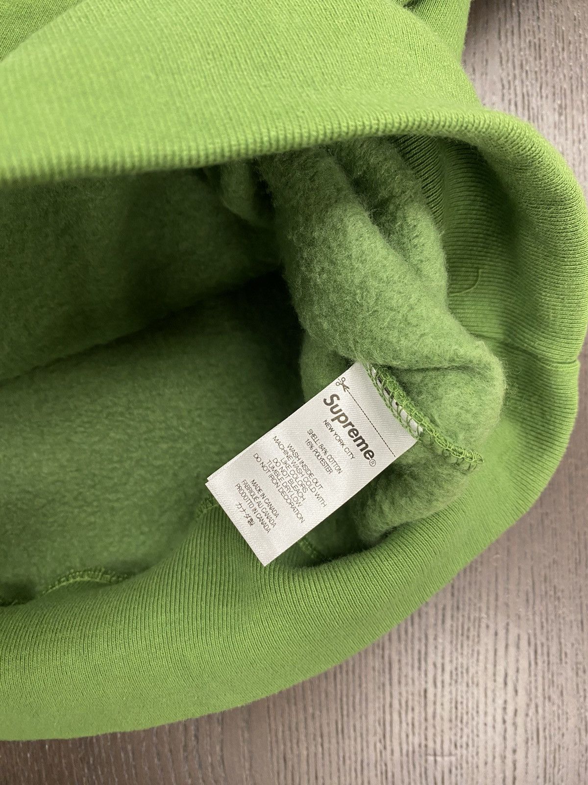 Supreme Supreme World Famous Micro Hoodie Green Size US XL / EU 56 / 4 - 3 Thumbnail