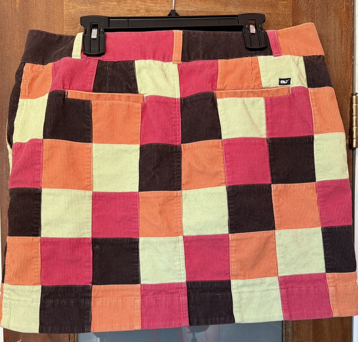 Vineyard Vines Vineyard Vines Plus Corduroy Multicolor Patchwork Skirt Size 38" / US 16 / IT 52 - 6 Thumbnail