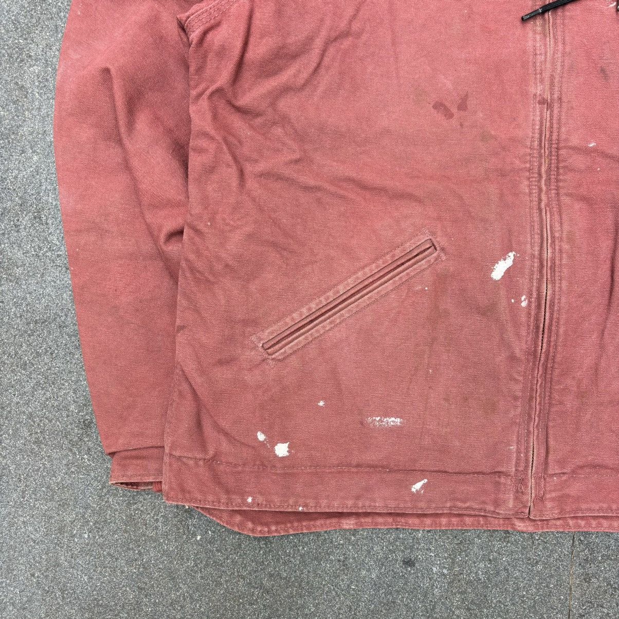 Carhartt × Vintage Vintage Carhartt Sherpa lined hooded Jacket WJ141 VRS Size US M / EU 48-50 / 2 - 10 Thumbnail