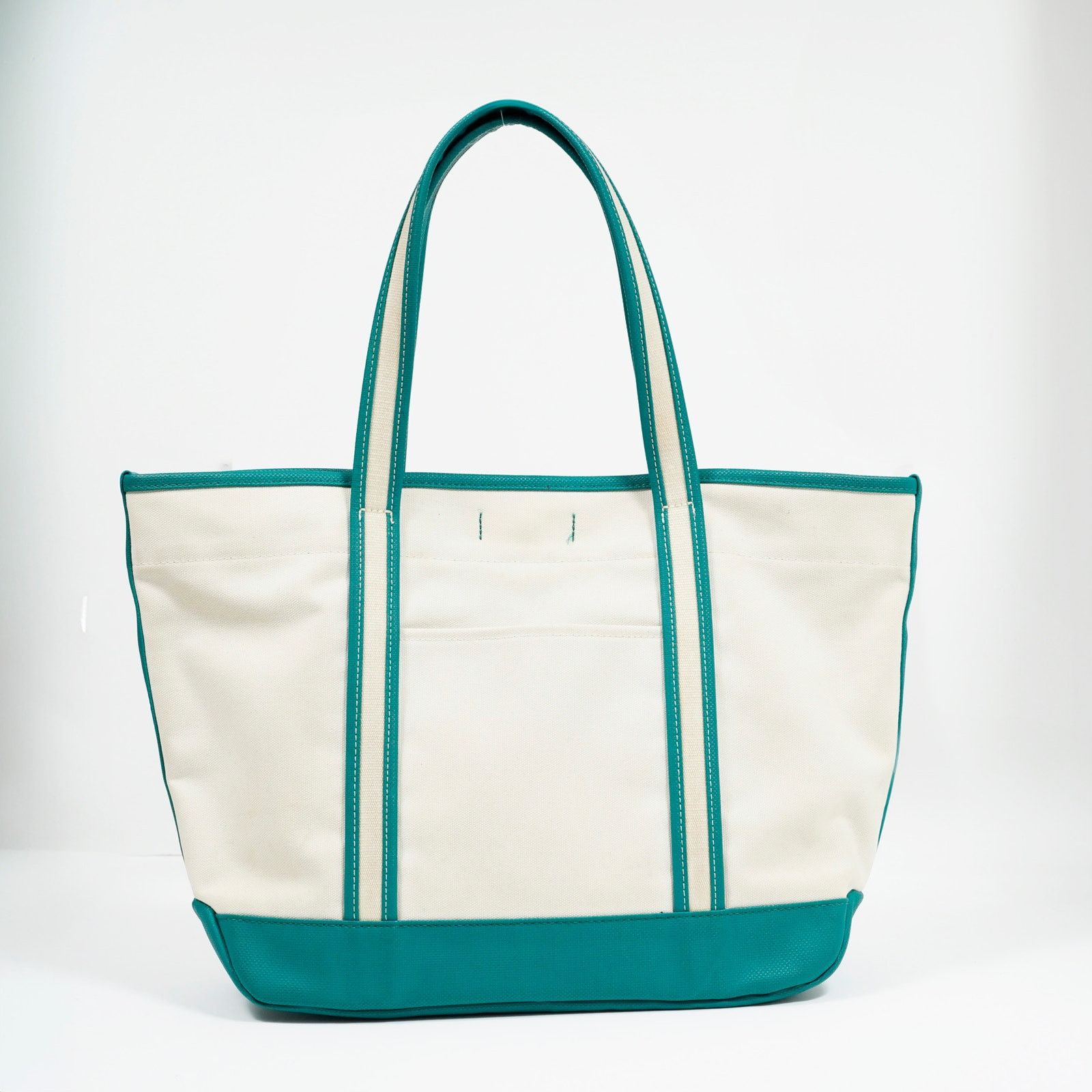 Porter Porter Girl Boyfriend Tote Canvas Ivory Green Japan Made Size ONE SIZE - 2 Thumbnail