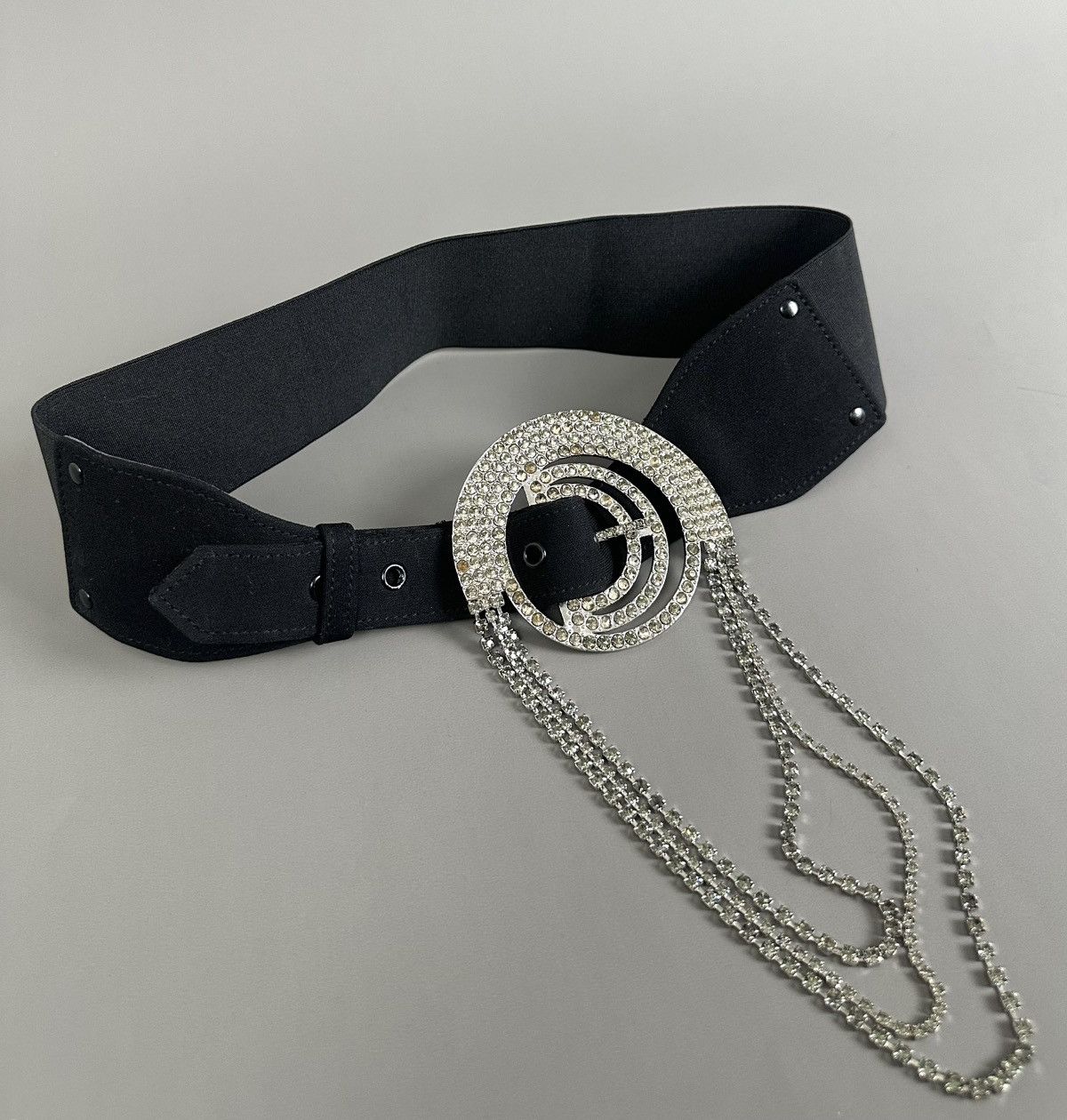 Jean Paul Gaultier Jean Paul Gaultier - Archived Rhinestones Art Deco Buckle Size ONE SIZE - 1 Thumbnail