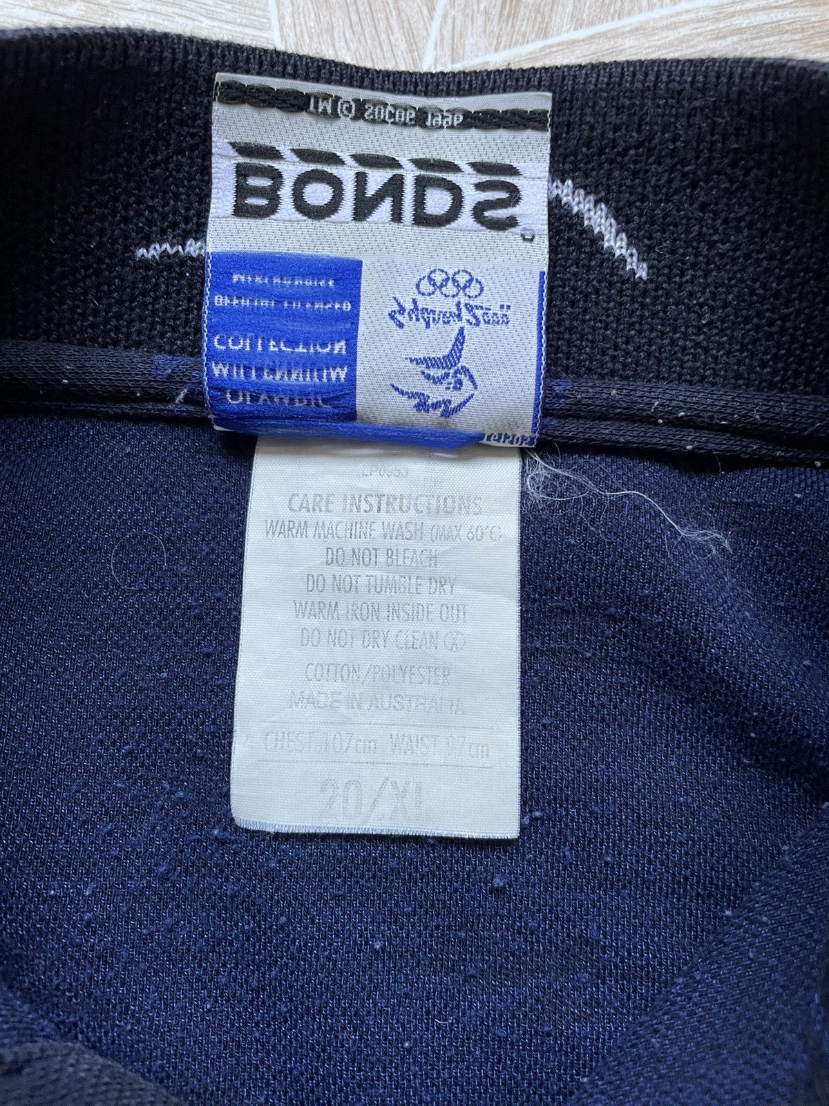 Vintage Vintage Bonds Sydney Olympics Games Mens Monogram Polo XL Size US XL / EU 56 / 4 - 11 Thumbnail