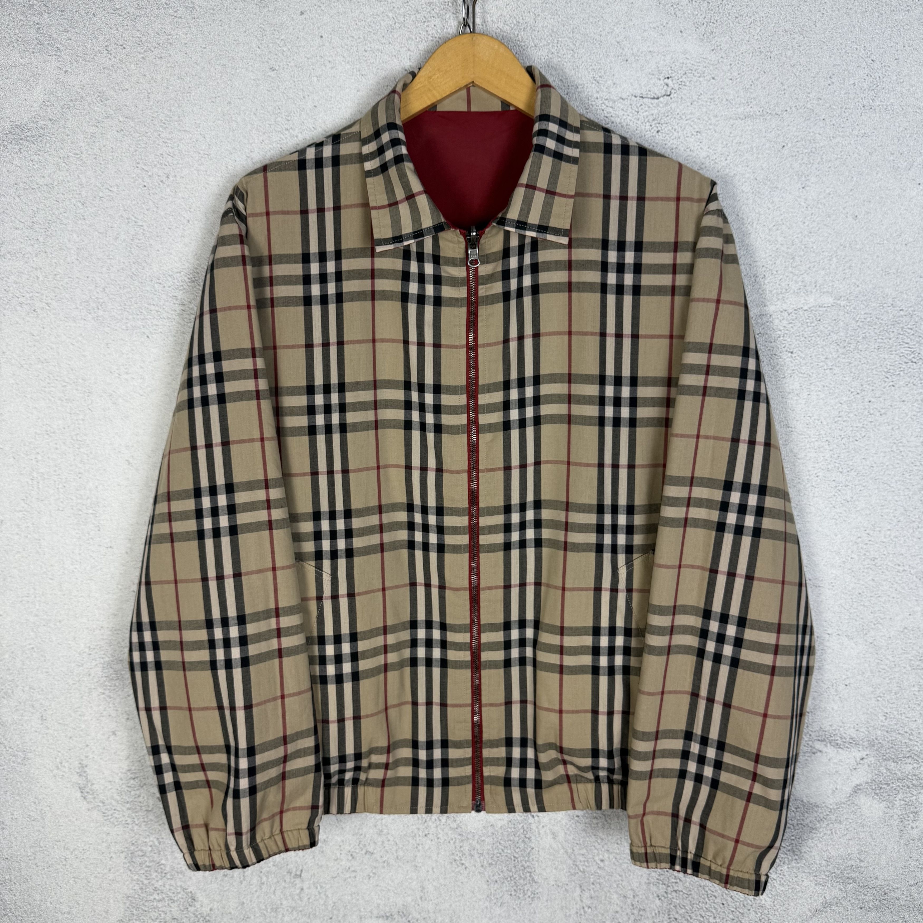 Burberry Vintage Burberry Nova Check Reversible Jacket Size US L / EU 52-54 / 3 - 1 Thumbnail