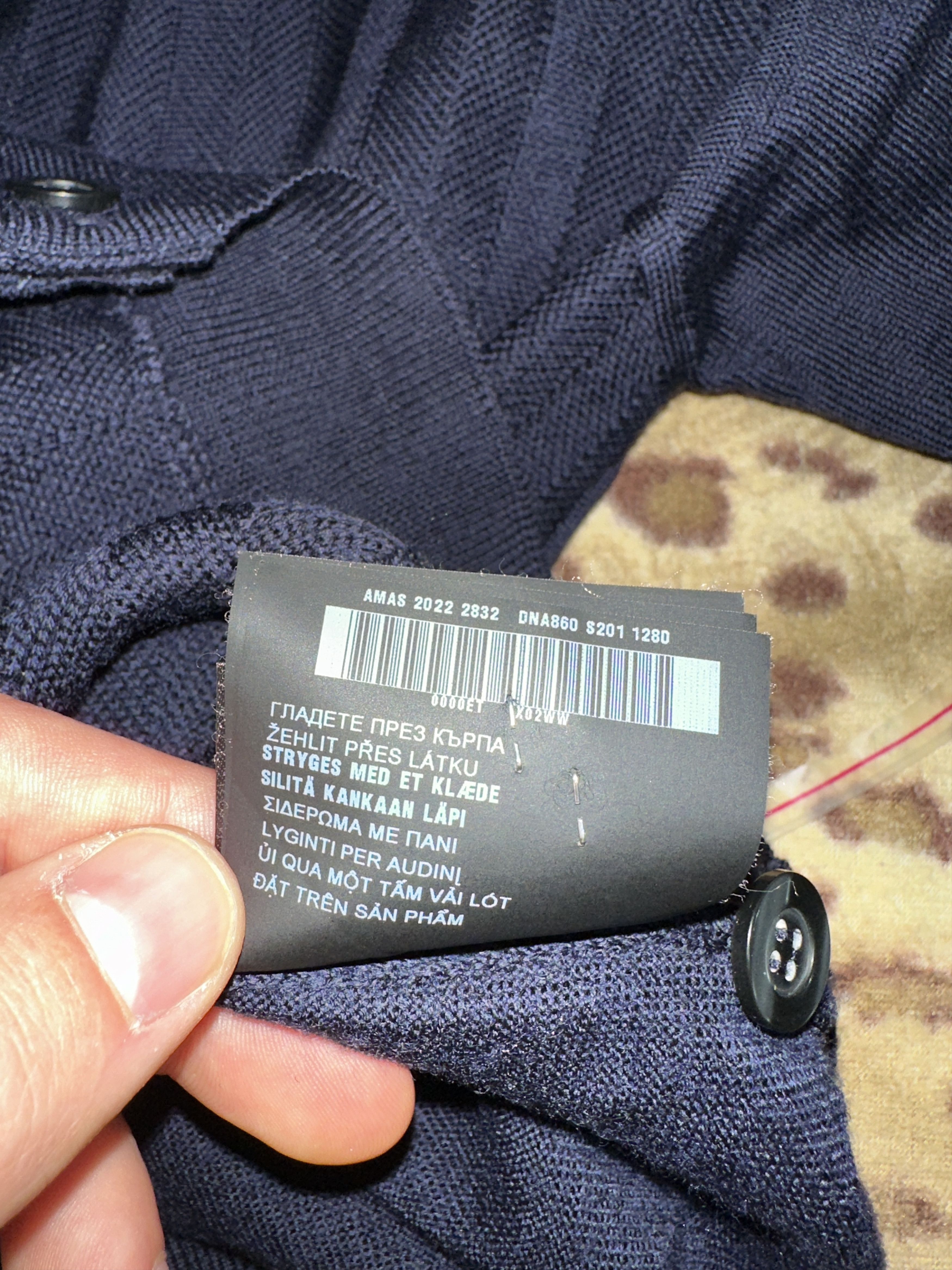 Prada Prada Milano Wool V-Neck Cardigan Navy Oversize Knit 38 Size XS / US 0-2 / IT 36-38 - 12 Thumbnail